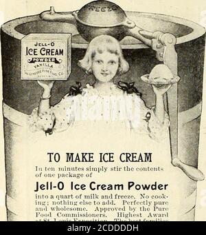 . St. Nikolaus [Serie] . in ein Quart Milch und Frost. Kein Kochen; sonst nichts hinzuzufügen. Perfekt reinund gesund. Genehmigt hy die PureFood Kommissare. Höchste Auszeichnung In St. Louis Exposition. Die besten Familien des Landes nutzen es. Kostet nächste Tonothing. Vier Arten: Vanille, Choc-olate, Erdbeere und Unaromatisiert. Bei allen Lebensmittelgeschäft oder per Post, zwei Packungen für 25c, genug für eine Gallone Eis. Schreiben Sie für Rezeptbuch mit farbigen Illusationen, kostenlos. Veröffentlicht am 13. April 1903. THE GEXESEEPFuE FOOD CO..EE Itoy, N. Y. X Bry Yourself/j looser fromBusiness > - Stockfoto