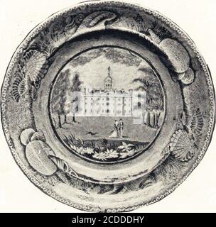 . Anglo-amerikanische Keramik: Altes englisches china mit amerikanischen Ansichten, ein Handbuch für Sammler. 22. Gilpins Mills. Von Holz. 22. Gilpins Mills auf dem Brandywine Creek. 23. Greensburg, Tappan Zee von (Dobbs Fähre). 24. Highlands, Hudson River. 25. Highlands am West Point, Hudson River. 26. Highlands in der Nähe von Newburgh. 27. Lake George, Staat New York. 28. Mount Vernon, Sitz des verstorbenen Gen. George Washington. ANGLO-AMERIKANISCHE KERAMIK. 33 29. New York Bay. 30. Niagarafälle von der amerikanischen Seite. 31. Passaic Falls. 32. Pine Orchard House, Catskills. 33. Pine Orchard House (Fernsicht). 34. Schiff von Th Stockfoto