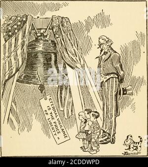 . Die Geschichte von Lancaster: Alt und neu; eine erzählerische Geschichte von Lancaster, Pennsylvania, von 1730 bis zum hundertjährigen Jahr 1918. Aus den glückseligen Tidingsof, wie die Kolonien sich von der Herrschaft der Grossbritannien befreit hatten. Insgesamt war es für unsere untutoredminds^^eine Art Glocke, wie es die calledus-Jungen an jedem wiederkehrenden Sonntag zur Sabbatschule hatten. Wenn dann mein Veteran Freund, mit einem Augenzwinkern seiner tief versunkenen Augen, fortgesetzt wurde, *der Liberty Bellwurde von uns Jungs mehr durch Neugier als für die Ursache, die es dargestellt, wie anders in diesem siebzigsten Jahrhundert gesehen! Warum, nur ein oder zwei Jahre vor war c Stockfoto