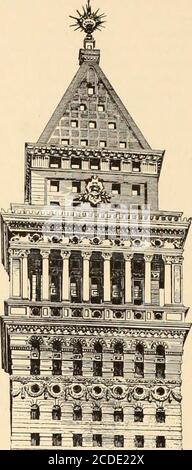 . Eine Geschichte der Immobilien, Gebäude und Architektur in New York City während des letzten Vierteljahrhundert . Roesiter residm. f. Wfst ..su, st, New York C:ty. 18.56 Studiogebäude, 51 West Kuh st. 187i) Presbyterian Hospital, East 7 (ITH und 71st STS. LS7n Victoria Hotel, Broadway und 27th st. 1871) Bronson Residence, Madison AV. 1873 Tribune Building, Park Row. 1874 Kohlenbörse, Cortlandt st. INSl Guernsey OfRce Building. Kin Broadway. INSl Marquand Residenz. Madison AV. 1883 Freiheitsstatue (Sockel und Sockel). 1885 Ogden Mills Residenz. AV und (iOth st. 1801 Elbridge T. Gerrys re Stockfoto