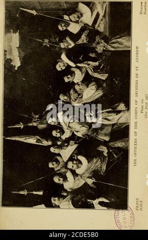 . Die Kunst der niederländischen Galerien : als eine Geschichte der niederländischen Schule der Malerei beleuchtet und durch kritische Beschreibungen der großen Gemälde in den vielen Galerien demonstriert . ddiffused. :, die Enge seines Arbeitsfeldes, das sich ausschließlich auf die Portraitmalerei beschränkte, einschließlich der Typusporträts, wie der Jolly man, HilleHobbe (in Berlin) und der Jester, war seine eigene Wahl. Es fehlte ihm nicht an Phantasie, Genre zu produzieren, so genannte. Aber seine Zeit war suf-ficiently mit den Aufträgen beschäftigt, die ihm cameto, um die gutmütigen Bohemien zu befriedigen, nicht mit irgendwelchen über belastet Stockfoto