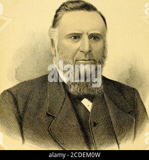 . Porträt und biographisches Album von Isabella County, mich . Stockfoto