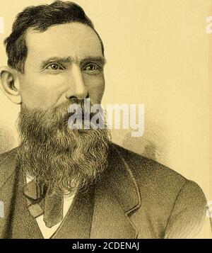 . Porträt und biographisches Album von Isabella County, mich . Stockfoto