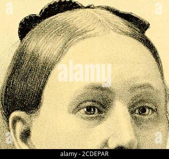 . Porträt und biographisches Album von Isabella County, mich . Stockfoto