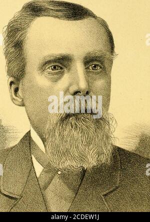 . Porträt und biographisches Album von Isabella County, mich . Stockfoto