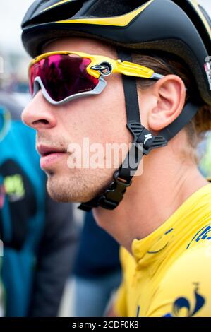 Juli 2016. Tour De France Etappe 4. Saumur nach Limoges. Stockfoto