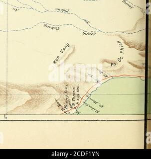 . Mission Pavie, Indo-Chine, 1879-1895 : géographie et voyages . Stockfoto