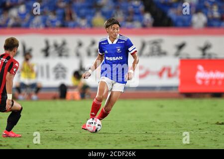 Ken Matsubara von Yokohama F. Marinos während des J1-Fußballmatches der J.League zwischen Yokohama F. Marinos 4-1 Hokkaido Consadole Sapporo im Nissan-Stadion am 26. August 2020 in Yokohama, Kanagawa, Japan. Quelle: AFLO/Alamy Live News Stockfoto