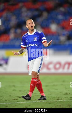 Marcos Junior von Yokohama F. Marinos während des J1-Fußballmatches der J.League zwischen Yokohama F. Marinos 4-1 Hokkaido Consadole Sapporo im Nissan-Stadion am 26. August 2020 in Yokohama, Kanagawa, Japan. Quelle: AFLO/Alamy Live News Stockfoto