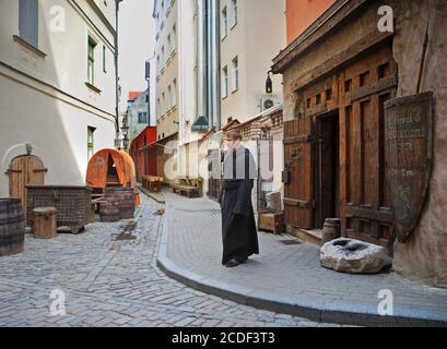 Restaurant Rozengrals in Riga. Lettland Stockfoto