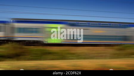 Umzug Zug Stockfoto