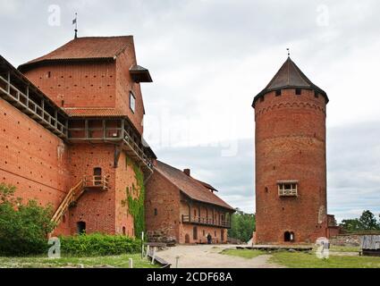 Burg Turaida in der Nähe von Sigulda. Lettland Stockfoto