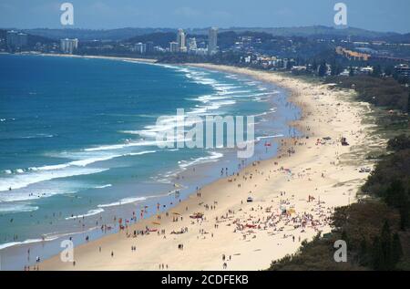 Surfers Paradise Beach Gold Coast Stockfoto