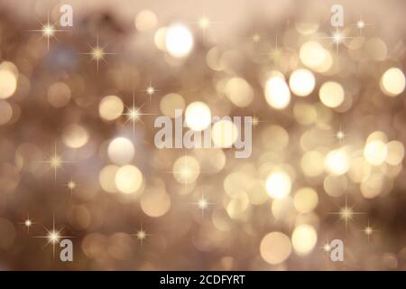 Funkeln, funkeln kleine Sterne/Gold Stockfoto