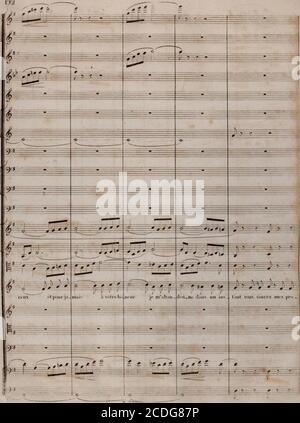 . La Marquise, opéra comique, 1 Akt . X Stockfoto