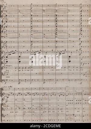 . La Marquise, opéra comique, 1 Akt . S .290 Stockfoto