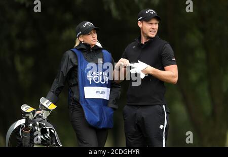 Englands Danny Willett am zweiten Tag der ISPS HANDA UK Championship am Belfry, Sutton Coldfield. Stockfoto