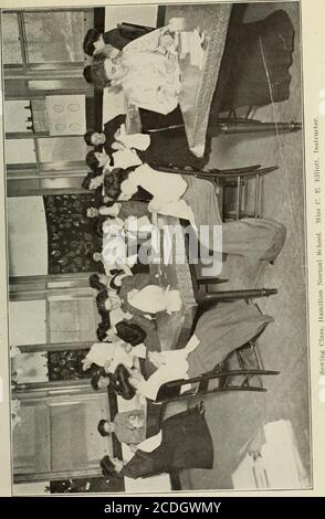 . BERICHT DES BILDUNGSMINISTERS, ONTARIO, 1909 . 2 Stockfoto