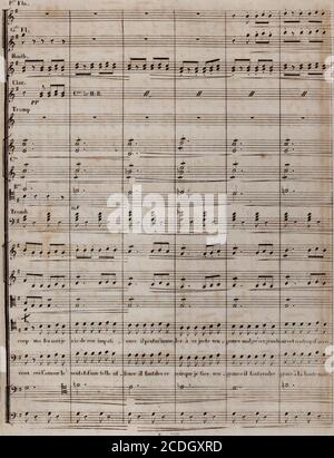 . La Marquise, opéra comique, 1 Akt . L&lt;+-. Stockfoto