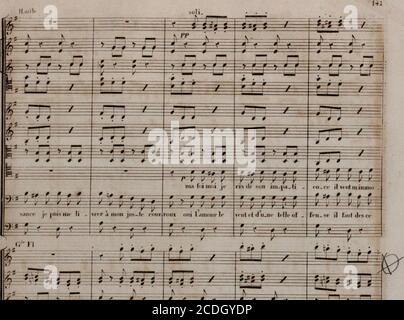 . La Marquise, opéra comique, 1 Akt . Stockfoto