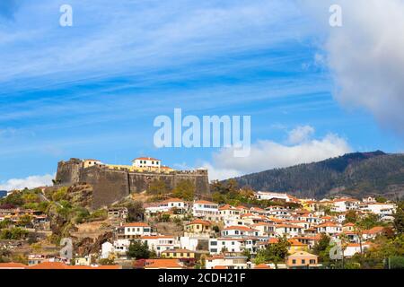 Portugal, Madeira, Funchal, Blick Richtung Fort Sao Joao Stockfoto