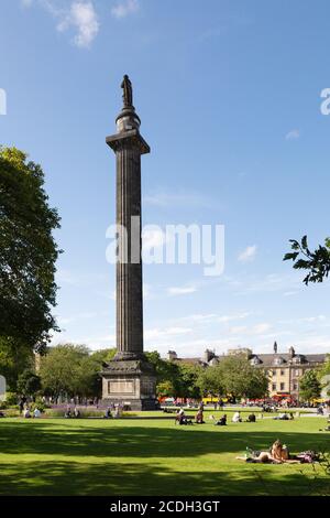 Das Dundas Monument, St Andrews Square, Edinburgh Neustadt Schottland Großbritannien - erinnert an Henry Dundas, 1. Viscount Melville Stockfoto