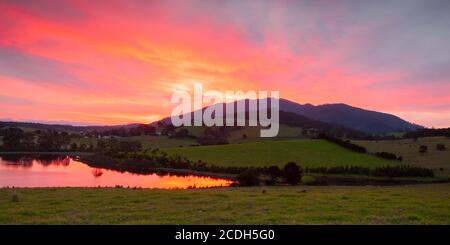 Mt Dromedary in der Nähe von Tilba in Australien Stockfoto