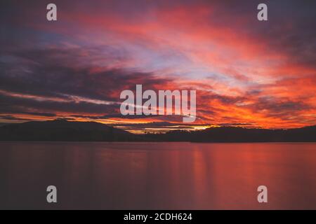 Corunna Lake bei Tilba in Australien Stockfoto