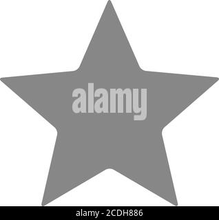 Stern, Kundenrezensionen graues Symbol. Bewertung, zu Favoriten hinzufügen, Symbol gewinnen Stock Vektor