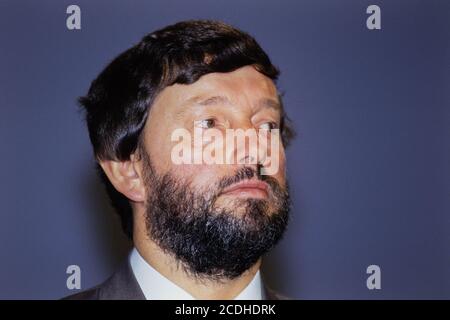 David Blunkett Abgeordneter auf der Plattform während der Labour Party Konferenz in Brighton. 27. September 1993. Foto: Neil Turner Stockfoto