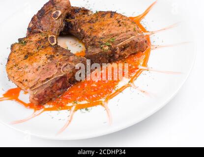 Steaks Stockfoto