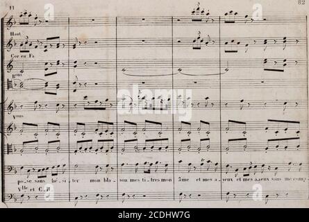 . La Marquise, opéra comique, 1 Akt . Stockfoto