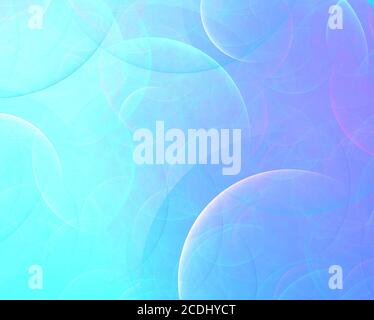 Abstrakter fraktaler blauer Hintergrund Stockfoto