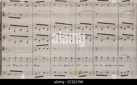 . La Marquise, opéra comique, 1 Akt . 73. Stockfoto