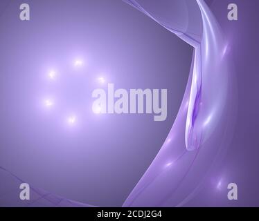 Violettes Fraktal Stockfoto