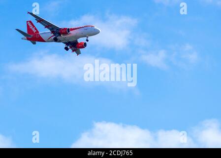 EasyJet Airline Airbus A319-111. Stockfoto