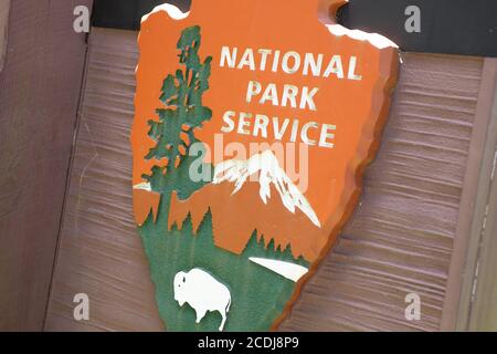 National Park Service Zeichen Stockfoto