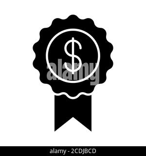 Money Reward Banking Glyph-Symbol Stockfoto
