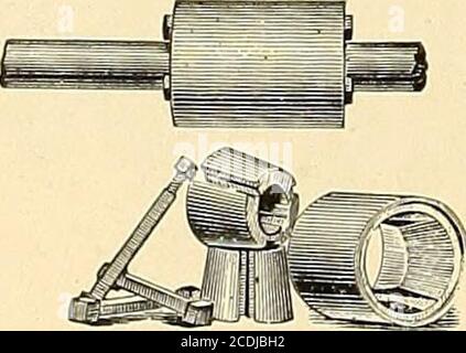 . Bebilderter Katalog und allgemeine Beschreibung von verbesserten Werkzeugmaschinen für die Metallbearbeitung . ^ der Riemenscheibe Herstellung erinnert an die Zeit, wenn die substi-. Wm. Sellers & Co., Incorporated, Philadelphia, Pennsylvania 329 Plate No. 263. Stockfoto