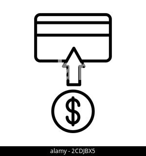 Symbole Für Zahlungsbankzeilen Stockfoto