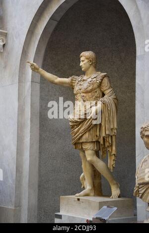 Vatikanische Museen in Rom, Italien Stockfoto