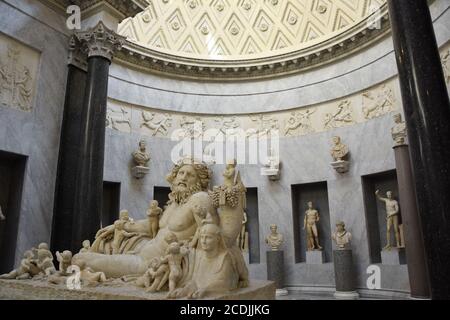 Vatikanische Museen in Rom, Italien Stockfoto