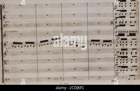 . La Marquise, opéra comique, 1 Akt . Stockfoto