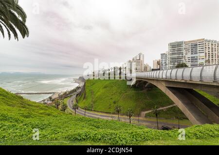 Lima, Peru - 11. oktober 2018: Miraflores Stadtlandschaften in Lima, in Peru Stockfoto