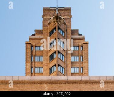 Woodbury County Courthouse entworfen von Purcell, Elmslie & Steele Stockfoto