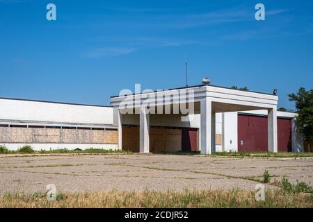 Verlassenes Motel in Sioux City Stockfoto