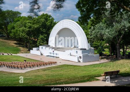 Grandview Park Bandshell Stockfoto