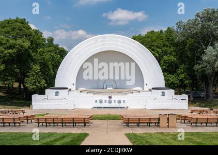 Grandview Park Bandshell Stockfoto