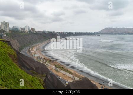 Lima, Peru - 11. oktober 2018: Miraflores Stadtlandschaften in Lima, in Peru Stockfoto