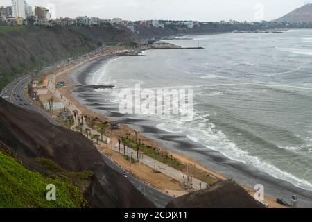 Lima, Peru - 11. oktober 2018: Miraflores Stadtlandschaften in Lima, in Peru Stockfoto